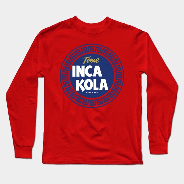 Inca Kola - circle design - Peruvian Drink Long Sleeve T-Shirt by verde